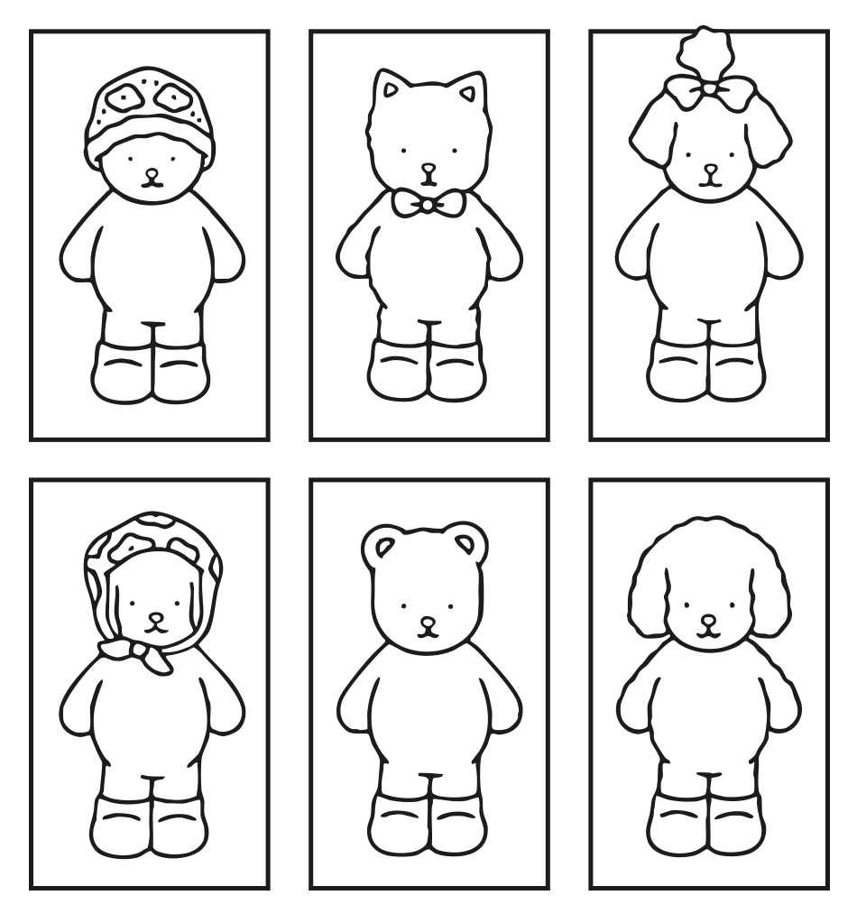 Desenho de Personagens  Kawaii para Colorir para imprimir e colorir - PDF grátis para pessoas de todas as idades