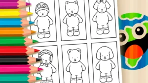 Desenho para colorir Personagens Desenho Kawaii para Colorir Online | Mundo dos Jogos