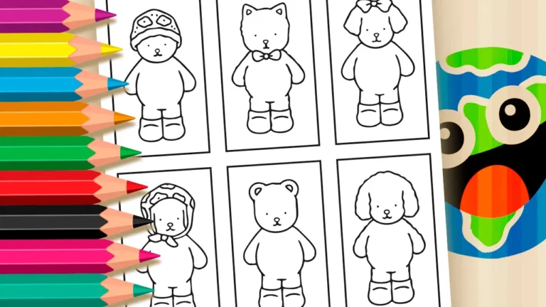 Desenho para colorir Personagens Desenho Kawaii para Colorir