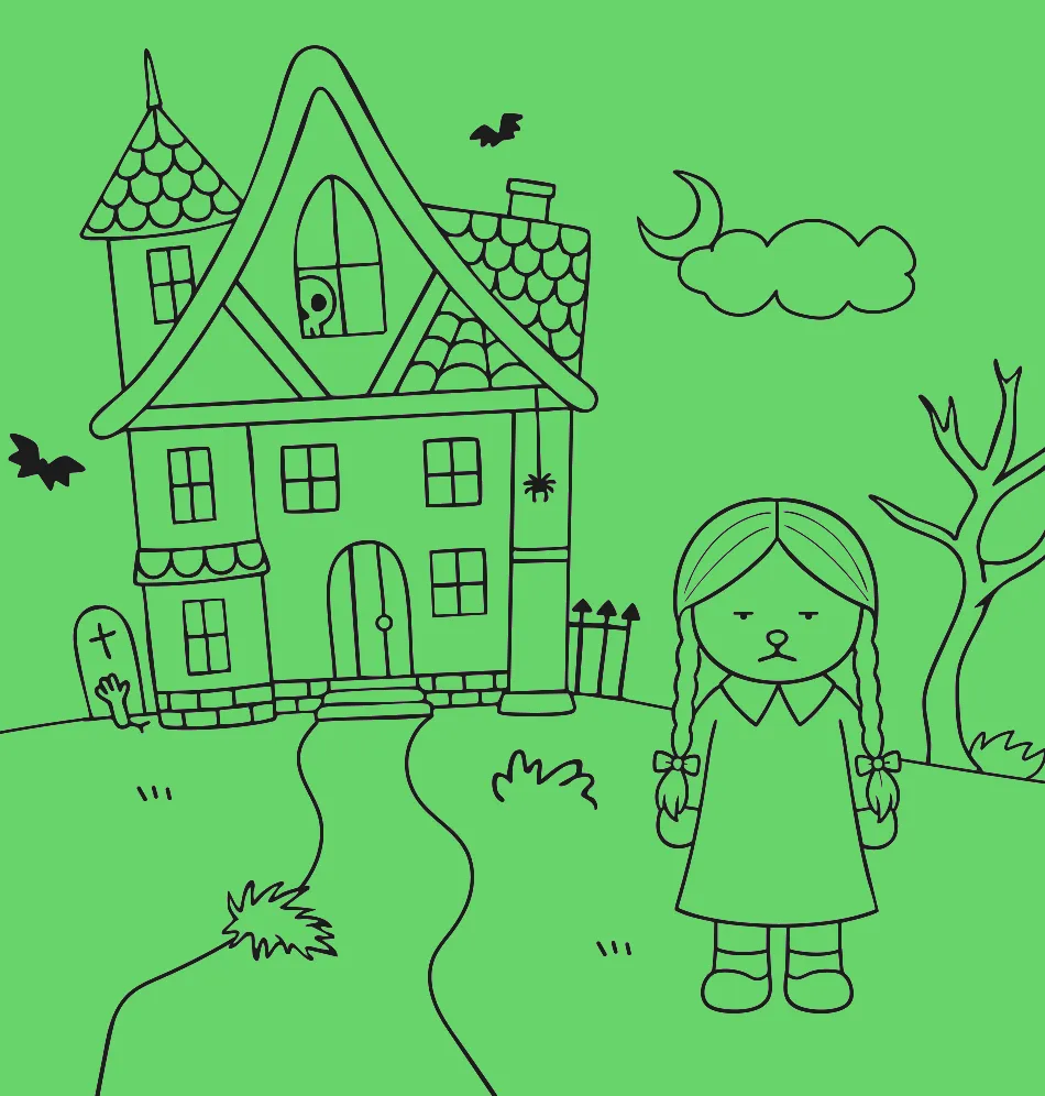 pierre e sua obra de arte – Desenho Colorido Online - Imagem Destacada