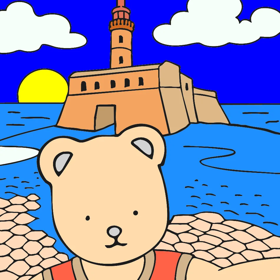 por do sol – Desenho Colorido Online - Imagem Destacada