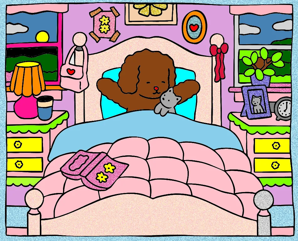 pordosol bobiegood arte – Desenho Colorido Online - Imagem Destacada