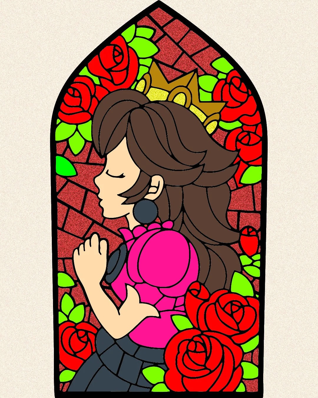 Princess and Flowers – Desenho Colorido Online - Imagem Destacada