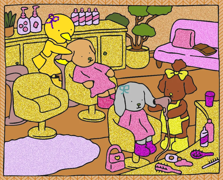 pura belesa! – Desenho Colorido Online - Imagem Destacada