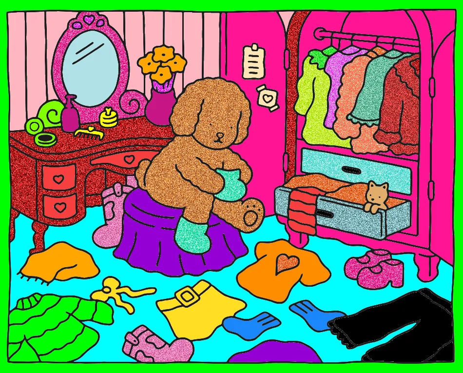 Quartinho bobbie Goods – Desenho Colorido Online - Imagem Destacada