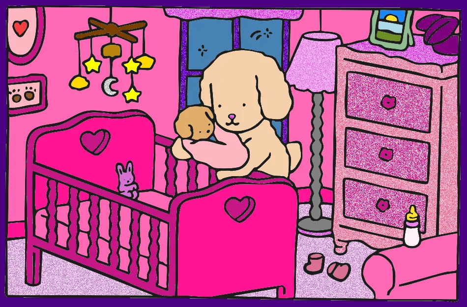 quartinho lindo – Desenho Colorido Online - Imagem Destacada