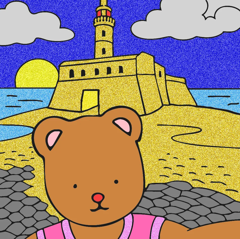 rebecca albina – Desenho Colorido Online - Imagem Destacada