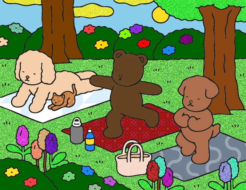 relax – Desenho Colorido Online - Imagem Destacada