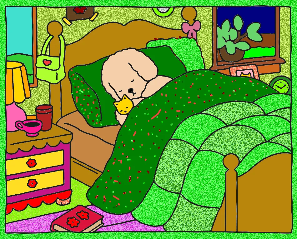 soninho repador – Desenho Colorido Online - Imagem Destacada