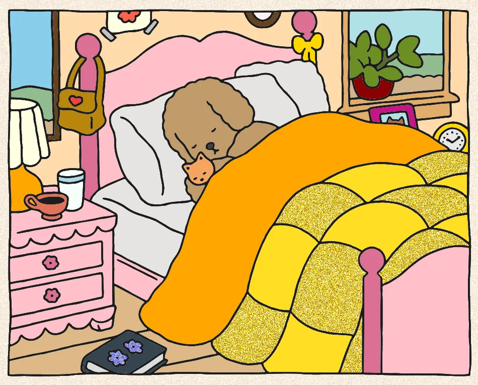 Sono profundo – Desenho Colorido Online - Imagem Destacada