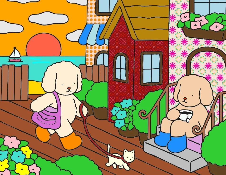 Tardezinha de passeio!!! – Desenho Colorido Online - Imagem Destacada