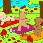 um dia de uma yoga – Desenho Colorido Online