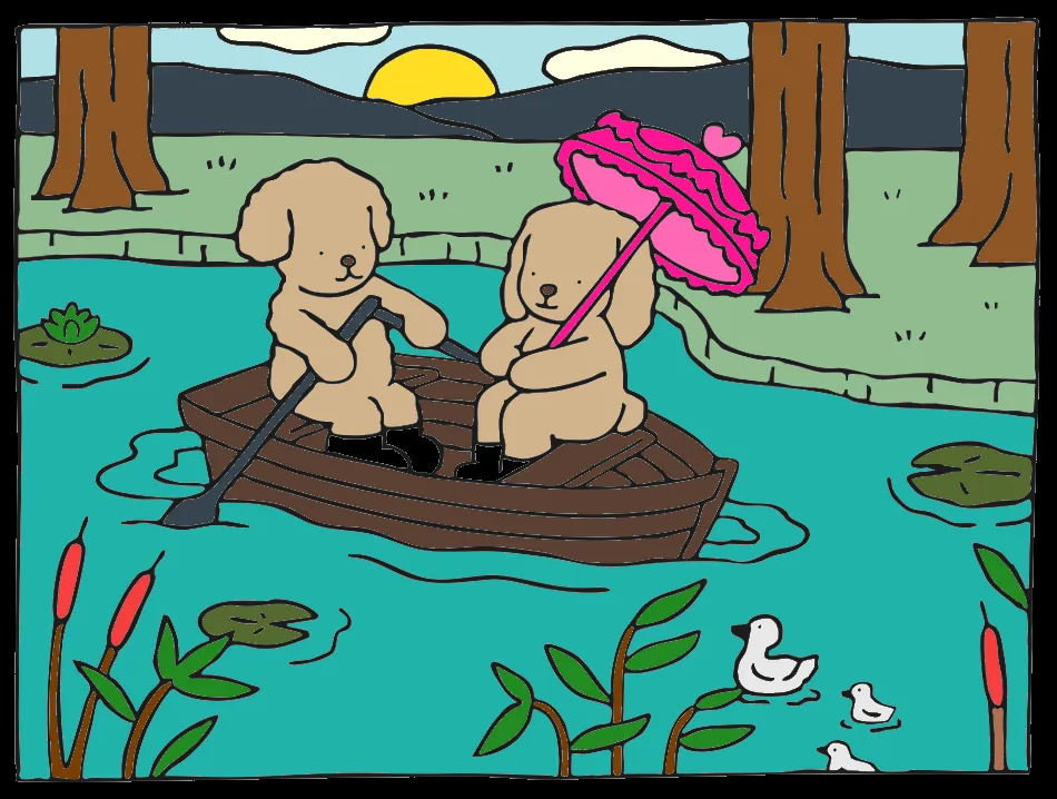 uma dia legal – Desenho Colorido Online - Imagem Destacada