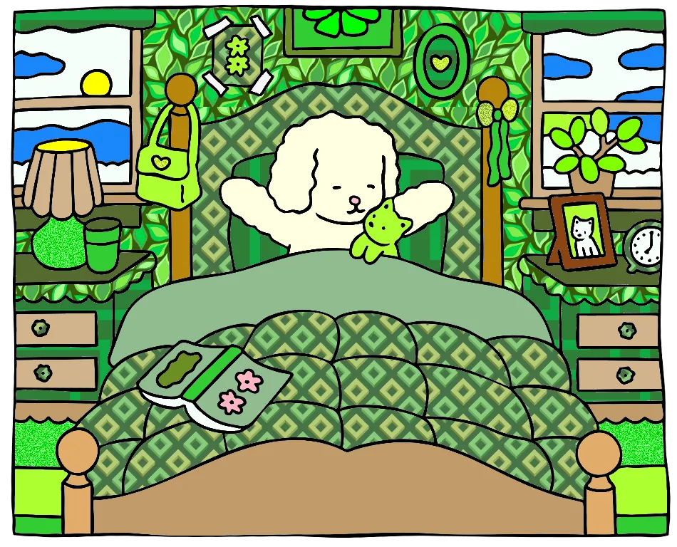 verde trazeserança e um otmo – Desenho Colorido Online - Imagem Destacada