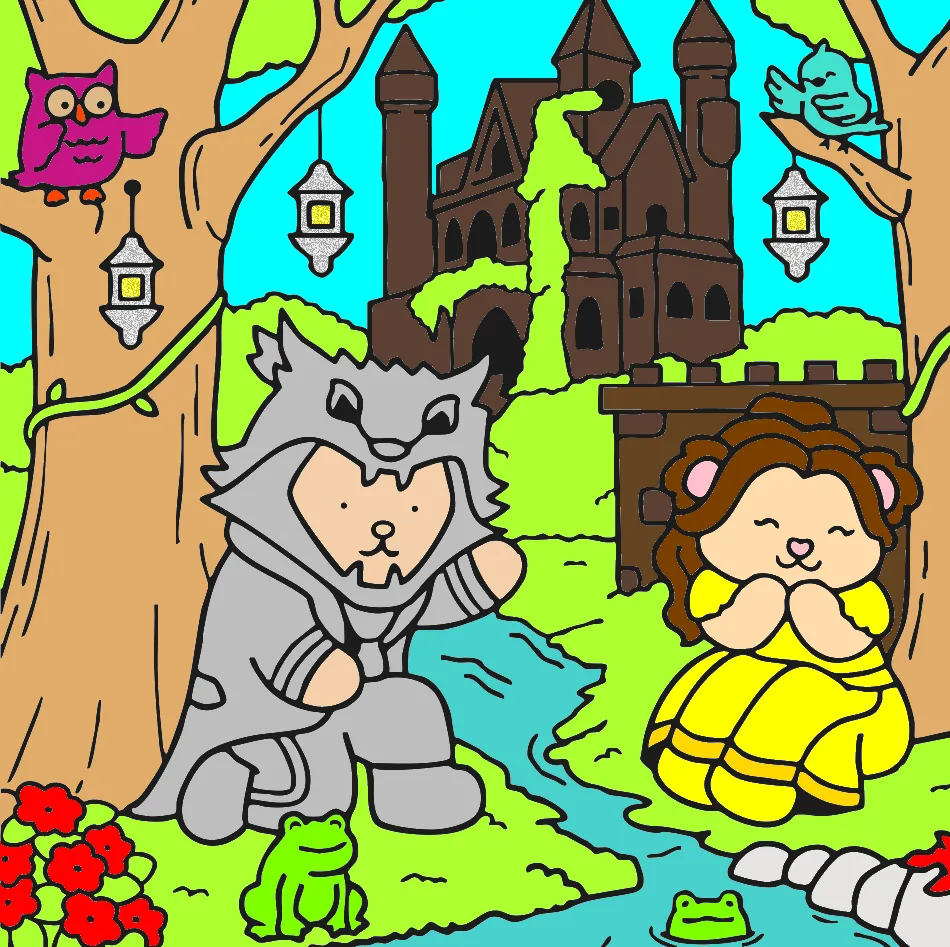 a belinha e a ferazinha – Desenho Colorido Online para Pintar e Imprimir | Jogo de Colorir Grátis no Mundo dos Jogos - Imagem Destacada