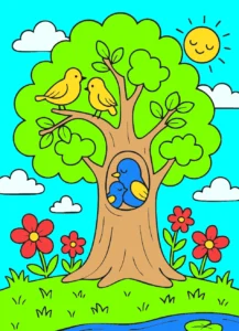 A NATURESA E O AMOR E BONIDO – Desenho Colorido Online