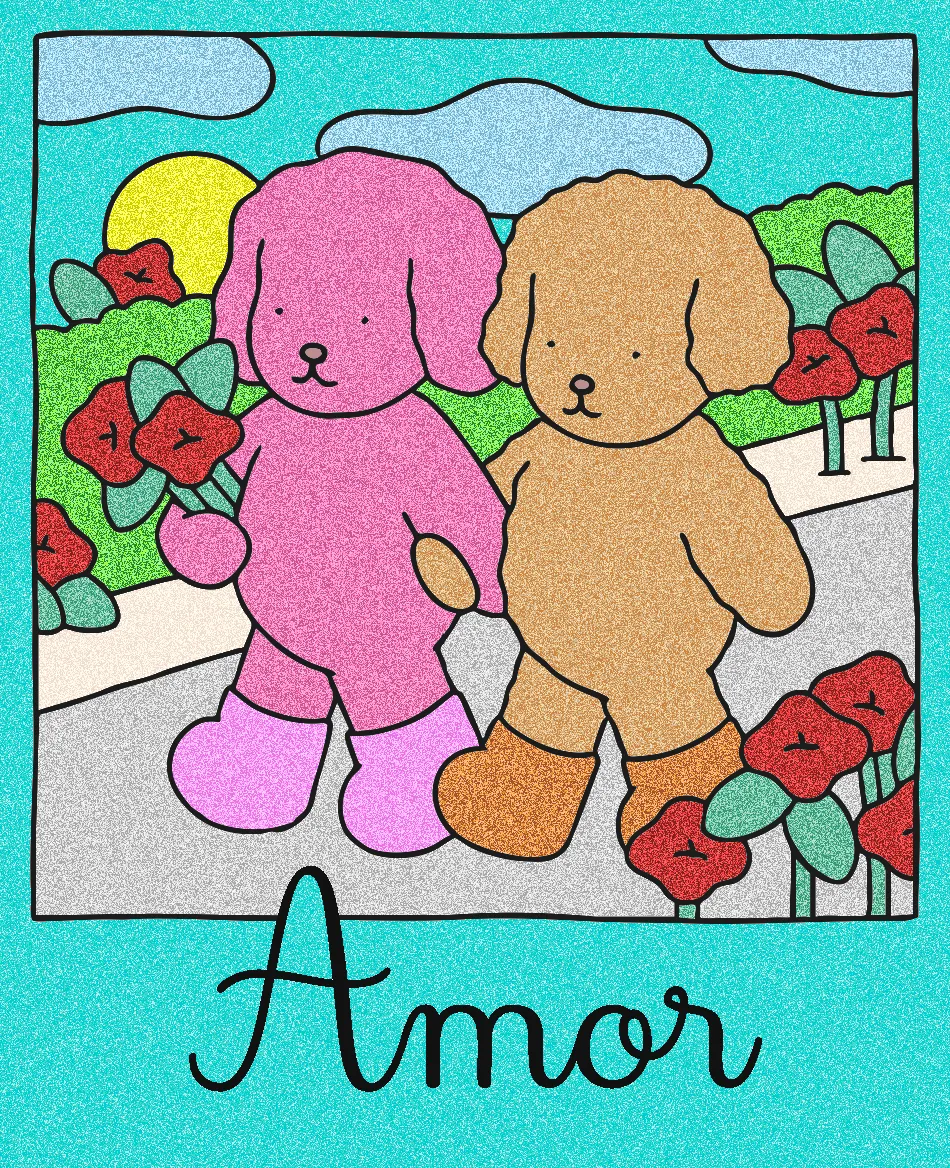 amor colorido – Desenho Colorido Online para Pintar e Imprimir | Jogo de Colorir Grátis no Mundo dos Jogos - Imagem Destacada