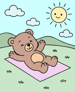 Banho ensolarado – Desenho Colorido Online para Pintar e Imprimir | Jogo de Colorir Grátis no Mundo dos Jogos