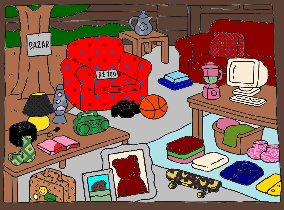 bazar colorido – Desenho Colorido Online para Pintar e Imprimir | Jogo de Colorir Grátis no Mundo dos Jogos - Imagem Destacada