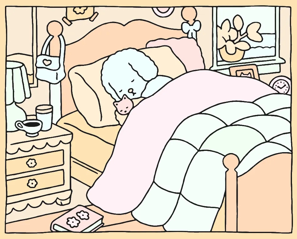 boa noite – Desenho Colorido Online para Pintar e Imprimir | Jogo de Colorir Grátis no Mundo dos Jogos - Imagem Destacada