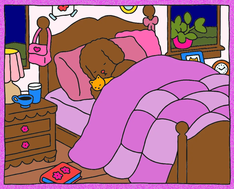 Boa noite 🌙 – Desenho Colorido Online - Imagem Destacada