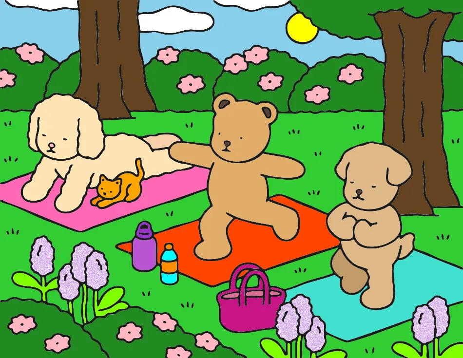 Boa Yoga! – Desenho Colorido Online para Pintar e Imprimir | Jogo de Colorir Grátis no Mundo dos Jogos - Imagem Destacada