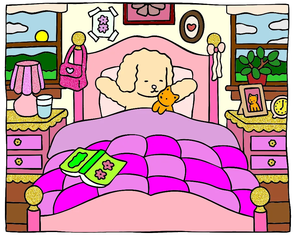 Bom Dia! – Desenho Colorido Online para Pintar e Imprimir | Jogo de Colorir Grátis no Mundo dos Jogos - Imagem Destacada