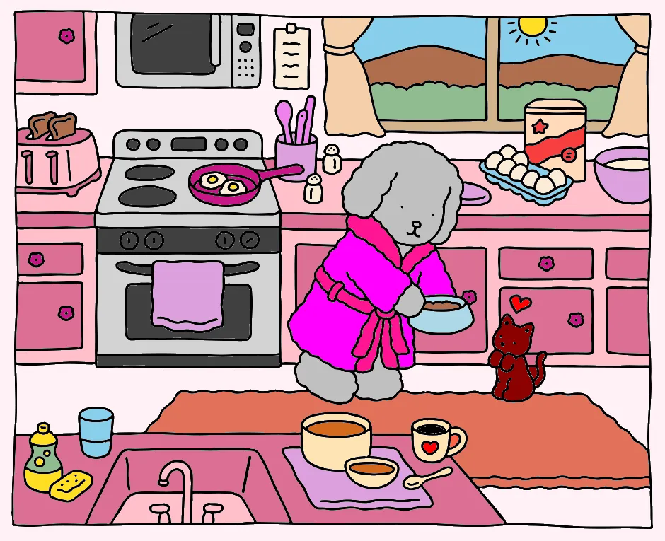 casa colorida – Desenho Colorido Online para Pintar e Imprimir | Jogo de Colorir Grátis no Mundo dos Jogos - Imagem Destacada