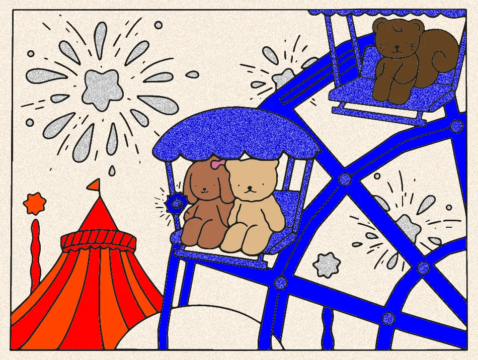 circo colorido – Desenho Colorido Online - Imagem Destacada