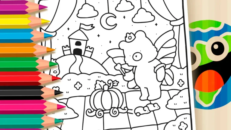 Desenho para colorir Ursinha Princesa Fada para Colorir