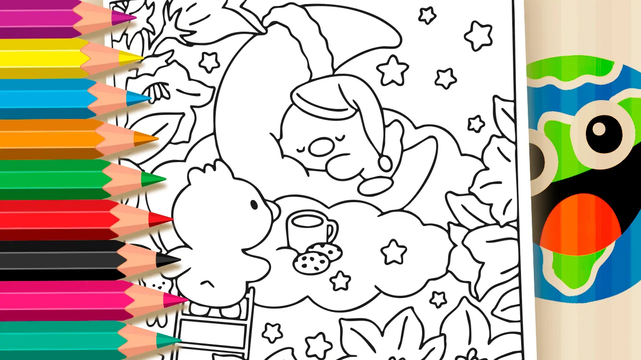 Colorir Patos na Hora de Dormir Online – Divirta-se Grátis!