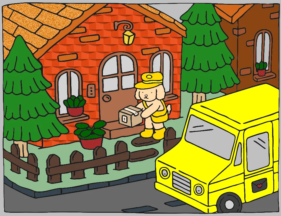 correio bobie godds – Desenho Colorido Online para Pintar e Imprimir | Jogo de Colorir Grátis no Mundo dos Jogos - Imagem Destacada