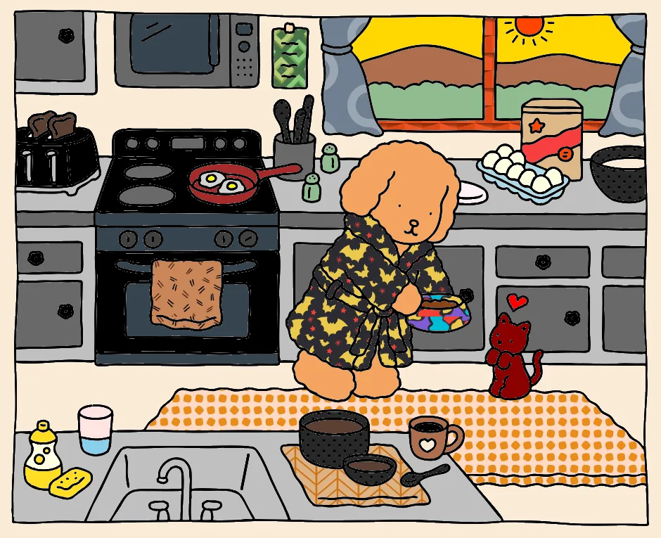 cozinha – Desenho Colorido Online para Pintar e Imprimir | Jogo de Colorir Grátis no Mundo dos Jogos - Imagem Destacada