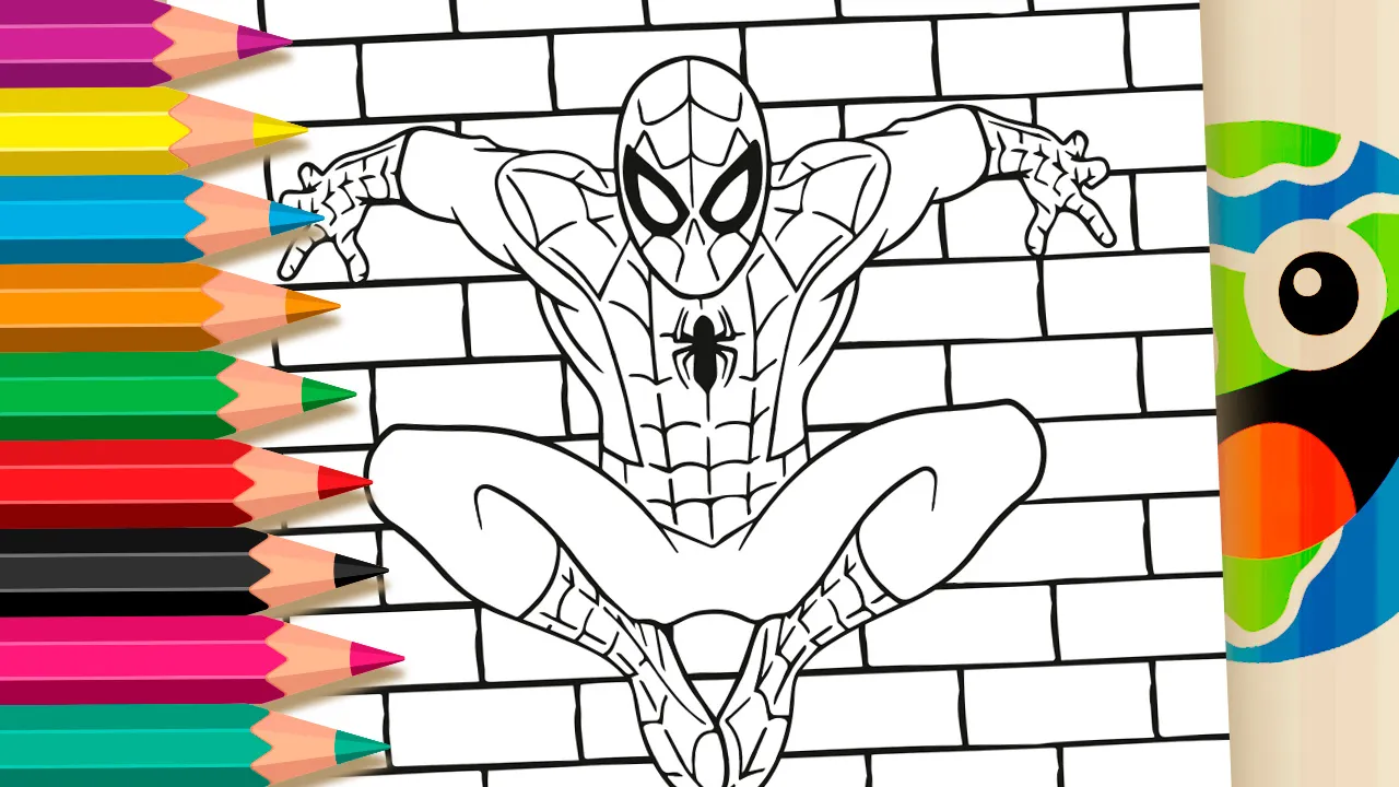 Desenho do Homem Aranha para Colorir Online – Divirta-se Grátis!