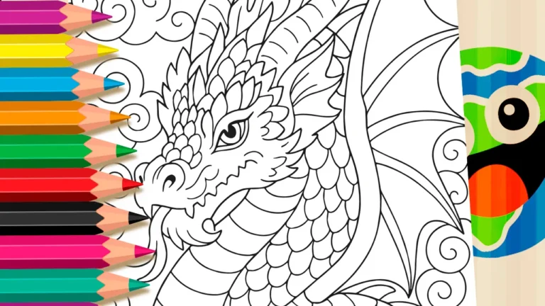 Desenho para colorir Dragão para Colorir