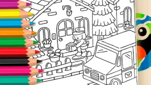 Desenho para colorir Desenho para Colorir Bobbie Goods Correio do Amor - Pinte no Site ou Imprimir Grátis!