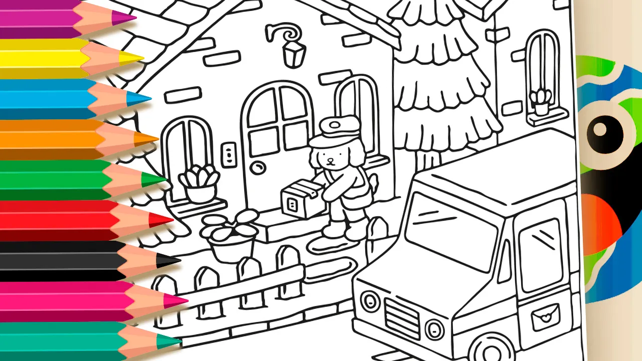 Desenho para Colorir Bobbie Goods Correio do Amor – Pinte no Site ou Imprimir Grátis!