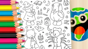 Desenho para colorir Desenho para Colorir Bobbie Goods Fantasias de Halloween - Pinte no Site ou Imprimir Grátis!