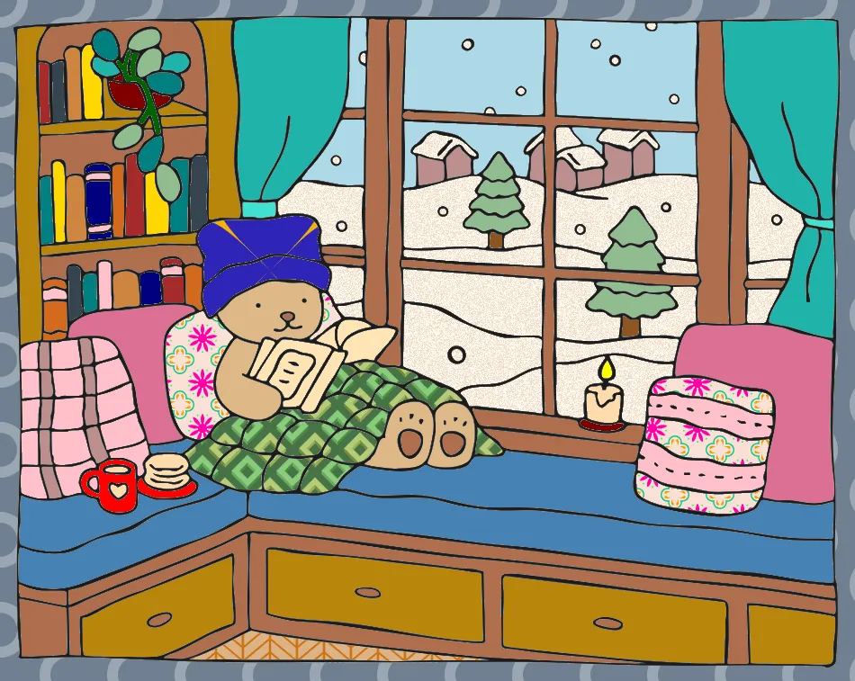dia de neve – Desenho Colorido Online para Pintar e Imprimir | Jogo de Colorir Grátis no Mundo dos Jogos - Imagem Destacada