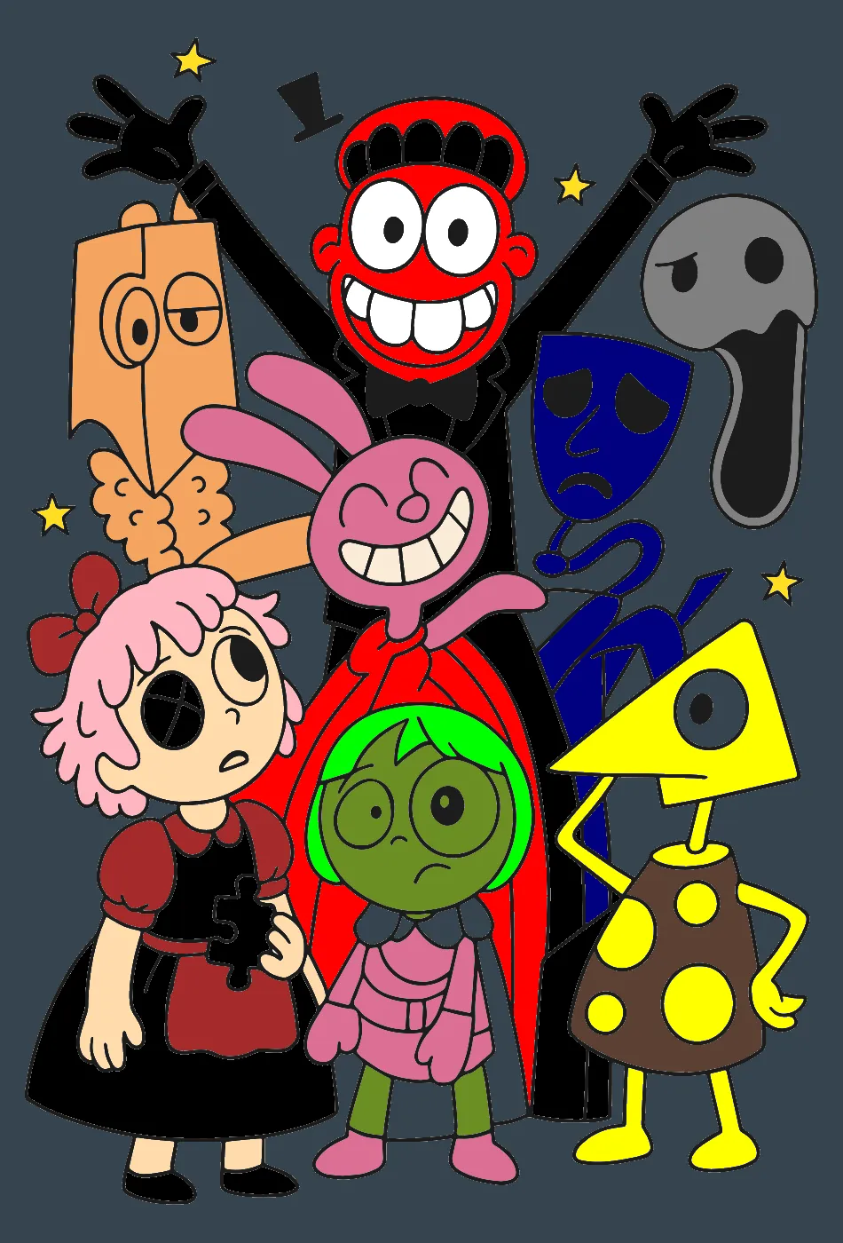 esquisitos – Desenho Colorido Online para Pintar e Imprimir | Jogo de Colorir Grátis no Mundo dos Jogos - Imagem Destacada