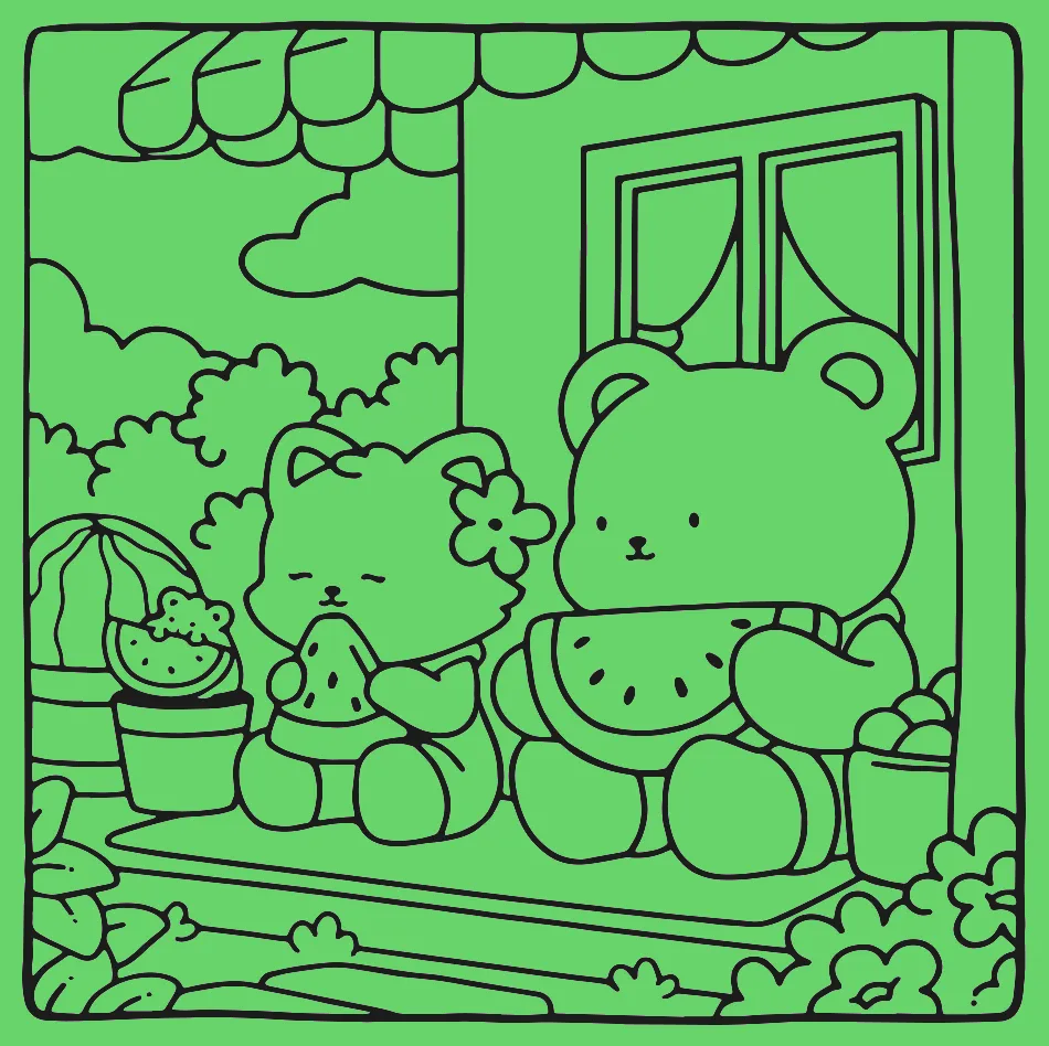 eu linda – Desenho Colorido Online - Imagem Destacada