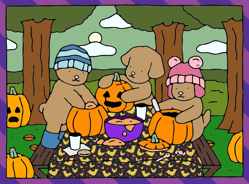 🎃 – halloween – Desenho Colorido Online - Imagem Destacada