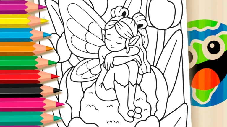 Desenho para colorir Fada Mágica para Colorir