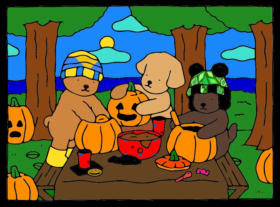 floresta – Desenho Colorido Online - Imagem Destacada