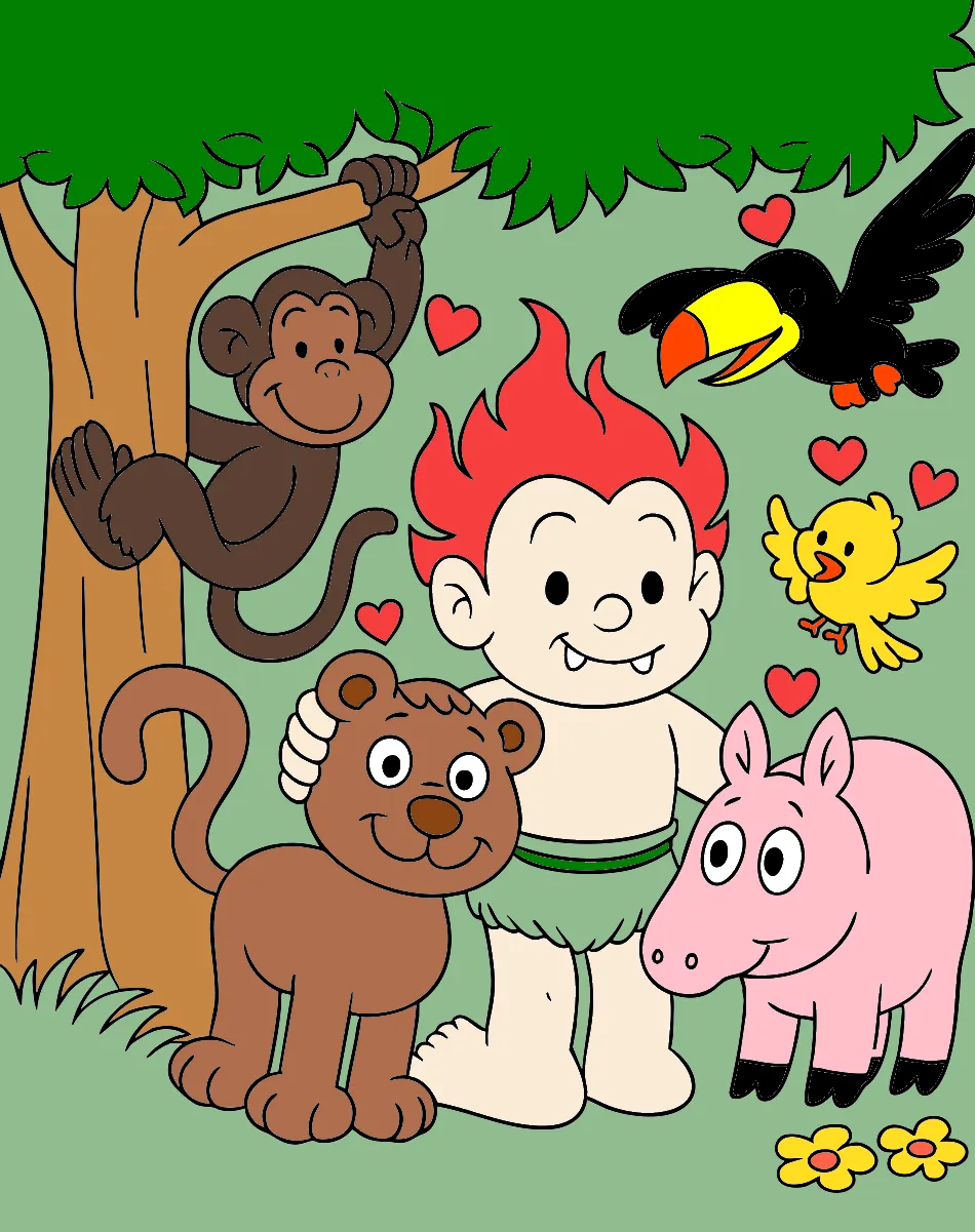 floresta – Desenho Colorido Online para Pintar e Imprimir | Jogo de Colorir Grátis no Mundo dos Jogos - Imagem Destacada