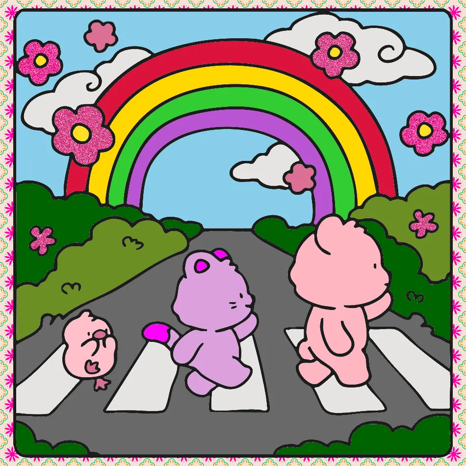 Fofura a luz do arco-íris – Desenho Colorido Online - Imagem Destacada