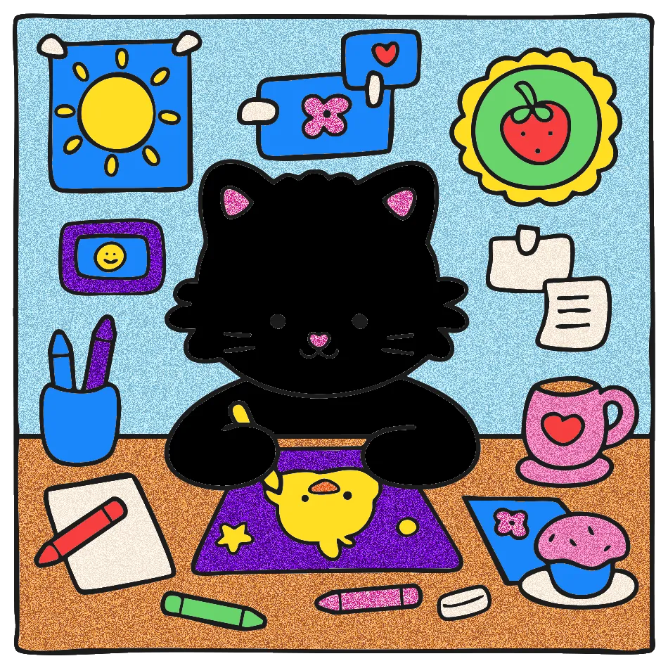 gato125 – Desenho Colorido Online para Pintar e Imprimir | Jogo de Colorir Grátis no Mundo dos Jogos - Imagem Destacada