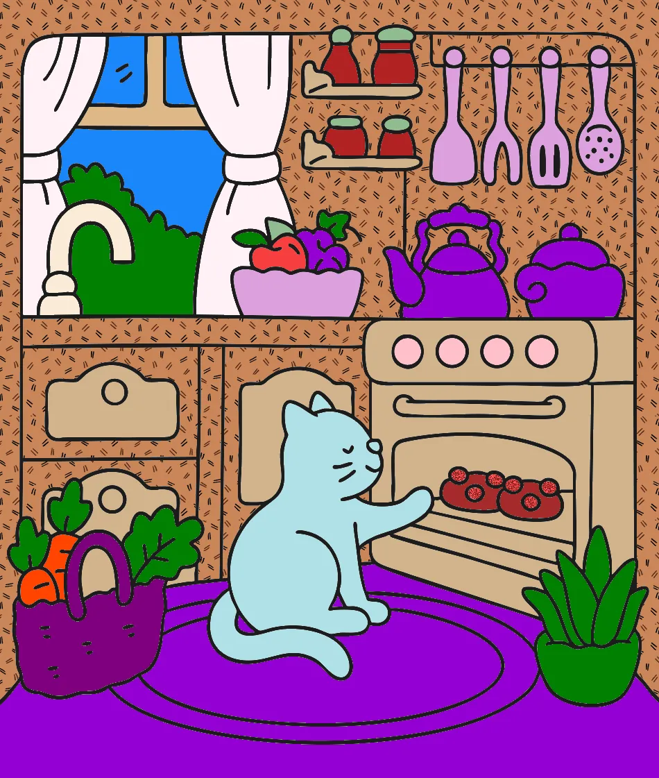 gatucho – Desenho Colorido Online para Pintar e Imprimir | Jogo de Colorir Grátis no Mundo dos Jogos - Imagem Destacada