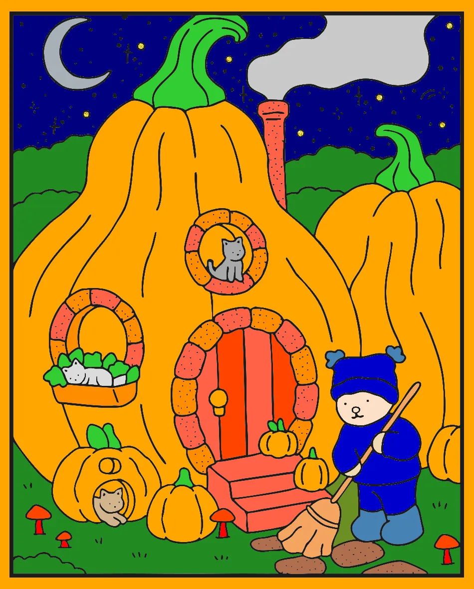 hallowen – Desenho Colorido Online para Pintar e Imprimir | Jogo de Colorir Grátis no Mundo dos Jogos - Imagem Destacada