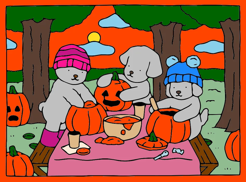 hallowen bobbie – Desenho Colorido Online para Pintar e Imprimir | Jogo de Colorir Grátis no Mundo dos Jogos - Imagem Destacada